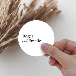 クラシックエレガントス結婚クリプト ラウンドシール