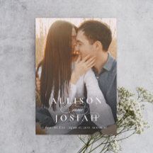 クラシックエレガントタイポグラフィ名結婚写真