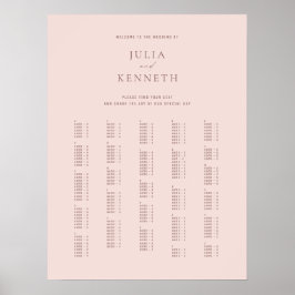 クラシックエレガントバラ結婚アルファベット ポスター