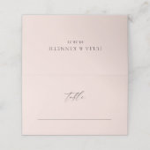 クラシックエレガントバラ結婚表座席表 プレイスカード (外部開封)