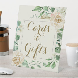 クラシックエレガントフローラブライダルシャワー 台座サイン