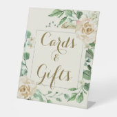 クラシックエレガントフローラブライダルシャワー 台座サイン (正面)