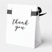 クラシックエレガントブラックミッドナイト結婚スナック フェイバーボックス (裏面サイド)