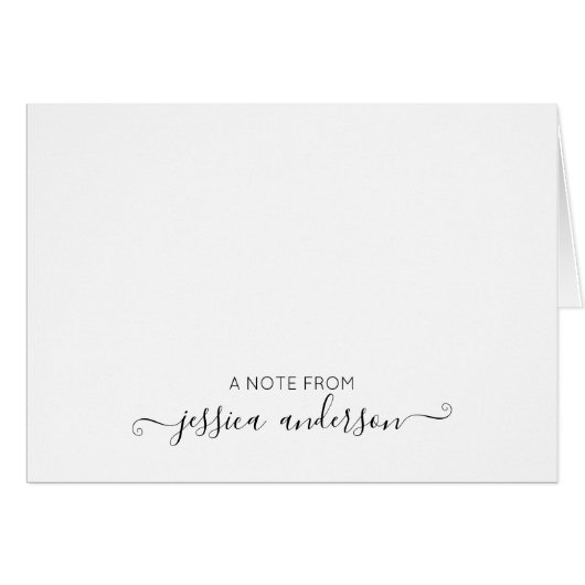 クラシックエレガントモダンスタイリッシュ黒グレーのスクリプト (正面横)