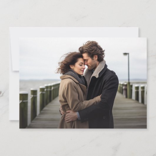 クラシックエレガントモダン2写結婚真 招待状 (裏面)