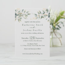 クラシックエレガントユーカリ結婚ス