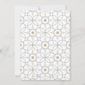 クラシックエレガントヴィンテージの結婚式は日付を保存 セーブザデート (裏面)