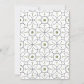 クラシックエレガントヴィンテージの結婚式は日付を保存 セーブザデート (裏面)