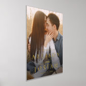 クラシックエレガント写真の種結婚類 箔ポスター (レイダウン)