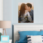 クラシックエレガント写真の種結婚類 箔ポスター (インサイチュ (寝室))