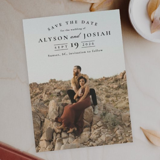 クラシックエレガント写結婚真 セーブザデート