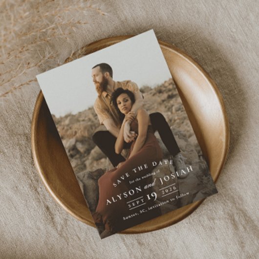 クラシックエレガント写結婚真 セーブザデート