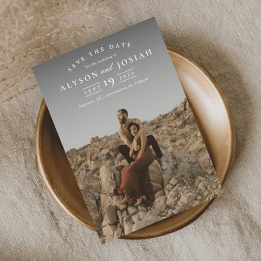 クラシックエレガント写結婚真 セーブザデート