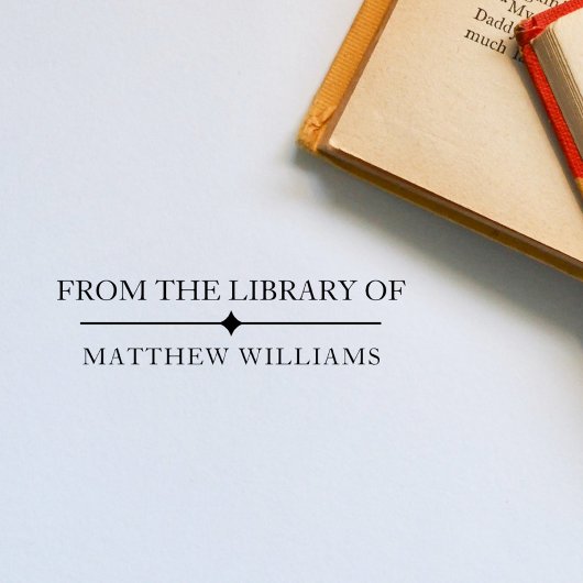 クラシックエレガント名前をカスタムするの書庫 セルフインキングスタンプ