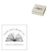 クラシックエレガント名前をカスタムする ラバースタンプ (押印)