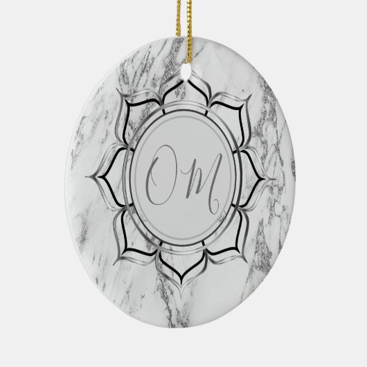 クラシックエレガント大理石OM セラミックオーナメント (右)