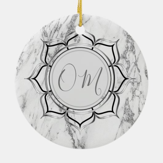 クラシックエレガント大理石OM セラミックオーナメント (裏面)