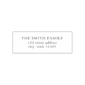 クラシックエレガント差出人住所 セルフインキングスタンプ (デザイン)