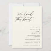 クラシックエレガント披露宴のみエロペ結婚メント 招待状 (正面)