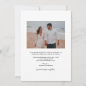 クラシックエレガント絵を描フローラ2写真 |赤面 セーブザデート (裏面)