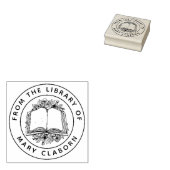 クラシックエレガント花の図書室から集めた ラバースタンプ (押印)