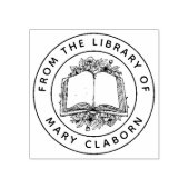 クラシックエレガント花の図書室から集めた ラバースタンプ (インプリント)