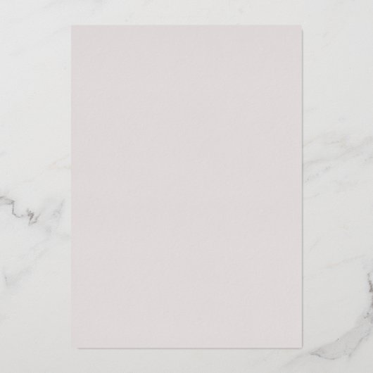 クラシックエレガント蘭金ゴールドフローラブライダルシャワー 箔招待状 (裏面)