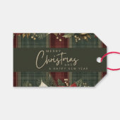 クラシックエレガント金ゴールドから ギフトタグ (正面(横))