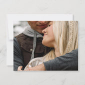 クラシックエレガント金ゴールド2写真結婚の 出欠カード (裏面)