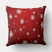 クラシックエレガント雪の結晶 クッション (裏面)