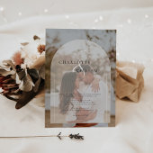 クラシックエレガントArch Photo結婚's 招待状