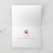 クラシックエレガントHappy Mother's Day Greeting カード (内部)