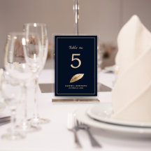 クラシックエレガントIダークブルー結婚I