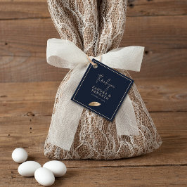 クラシックエレガントI Dark Blue I Thank 結婚's フェイバータグ