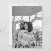 クラシックエレガントPhoto Christian結婚's 招待状 (裏面)