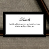 クラシックエレガントScript詳細エンクロージャカード エンクロージャーカード