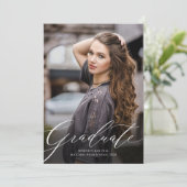 クラシックエレガントScript Gradation 案内状 (スタンド正面)