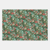 クラシックエンチャントエレガンスホリデークリスマス ラッピングペーパーシート (正面2)