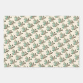 クラシックエンチャントエレガンスホリデークリスマス ラッピングペーパーシート (正面)