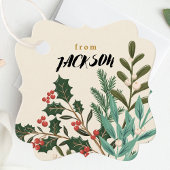 クラシックエンチャントエレガントホリデークリスマスプレゼント フェイバータグ