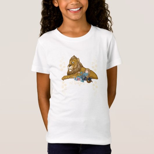 クラシックオズの魔法使い ドロシーとライオンTシャツ Tシャツ (正面)