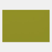 クラシックオリーブグリーン ラッピングペーパーシート (正面2)