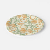 クラシックオレンジ色の果実 ペーパープレート (アングル)