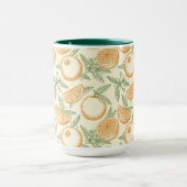 クラシックオレンジ色の果実 マグカップ (中央)