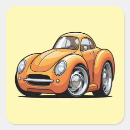 クラシックオレンジ トゥーンカー スクエアシール