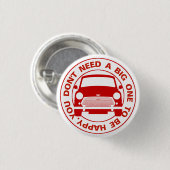 クラシックオースティンミニカー 缶バッジ (正面&裏面)