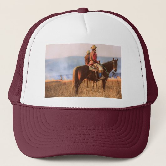クラシックカウボーイと馬帽 キャップ (正面)