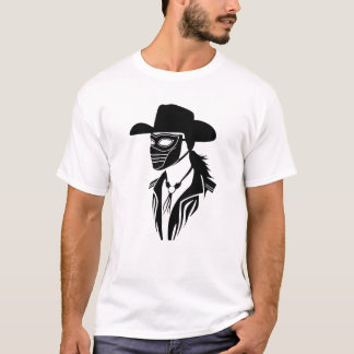 クラシックカウボーイ ウエスタン ヴィンテージ アメリカンカウボーイ デ Tシャツ