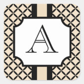 クラシックカスタムモノグラムのシール スクエアシール (正面)