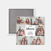 クラシックカスタム6ファミリーフォトコラージュキープサケ マグネット (正面/裏面)